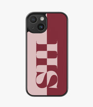 Load image into Gallery viewer, Custom Split Initials Hybrid Matte Case
