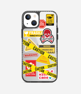 Caution Canvas Stride 2.0 Clear Phone Case