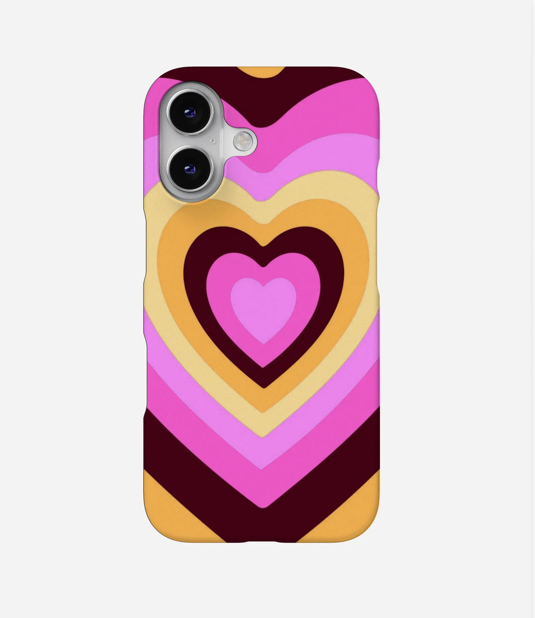 Y2k Multicolor Retro Heart Phone Case