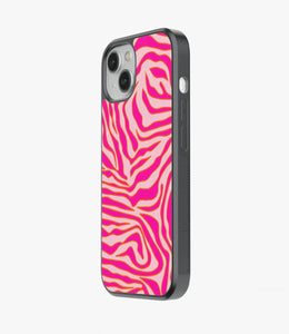 Zebra Multicolor Glass Case