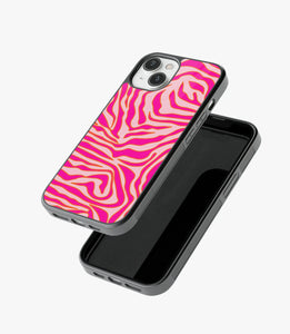 Zebra Multicolor Glass Case