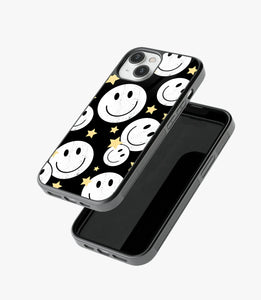 Star Smiley Glass Case