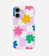 Cute Hippie & Groovy Checkered Case