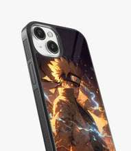 Load image into Gallery viewer, Naruto Kyuubi Mode Glass Phone Case
