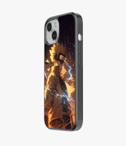 Naruto Kyuubi Mode Glass Phone Case