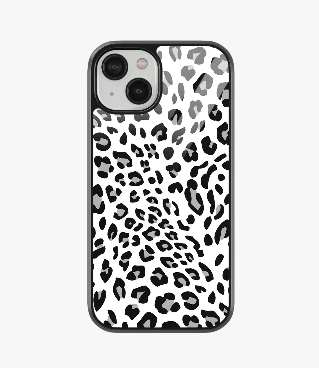 Leopard Print Glass Case