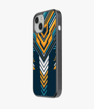 Load image into Gallery viewer, Abstract Varsity Vibe Pattern Glass Case
