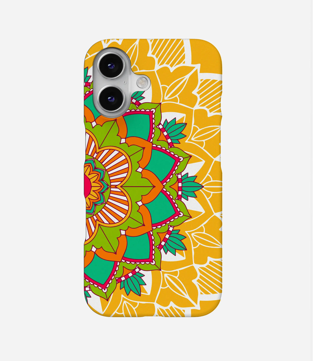 Sacred Symmetry Mandala Print Case