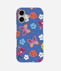 Y2k Blue Butterfly Case