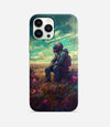 Astronaut In Grass Phone Case