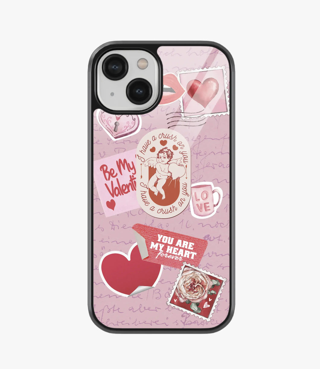 Be My Valentine Glass Phone Case