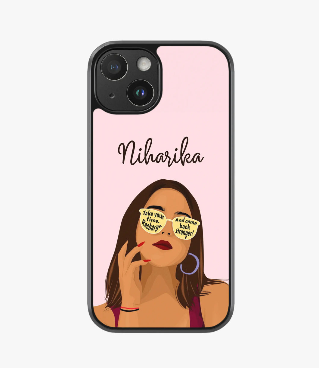 Beauty Queen Personalised Hybrid Matte Case