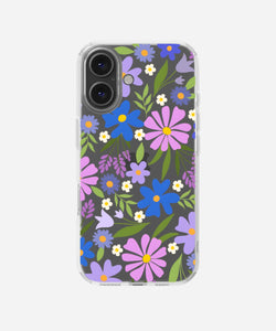 Blooming Trail Clear Silicone Phone Case