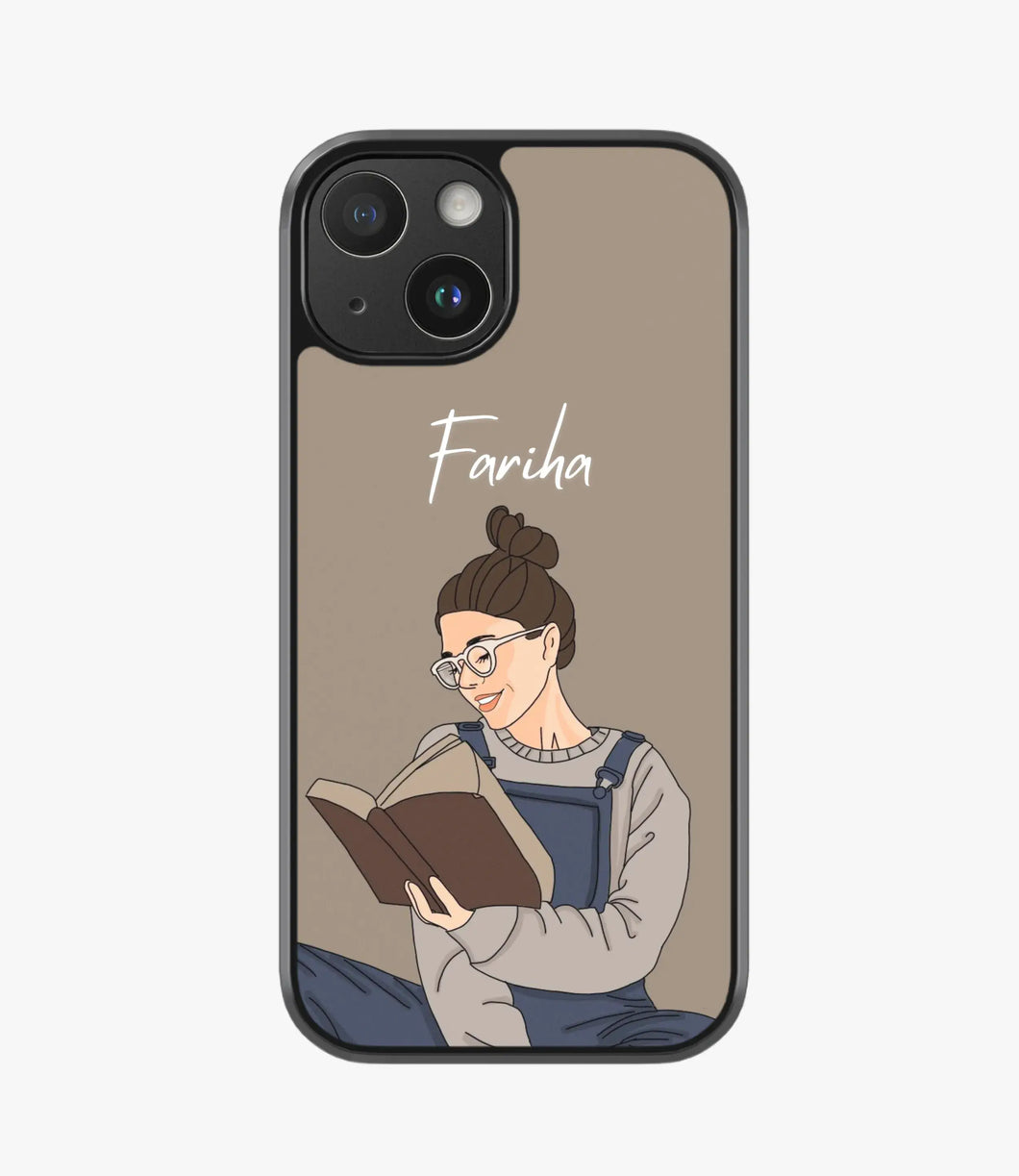 Bookish Beauty Personalised Hybrid Matte Case