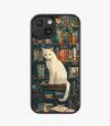 Bookish Cat Hybrid Phone Case