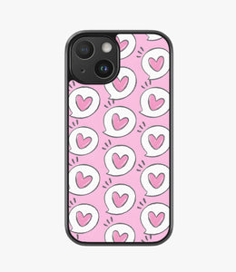 Classic Rose Heart Hybrid Matte Case