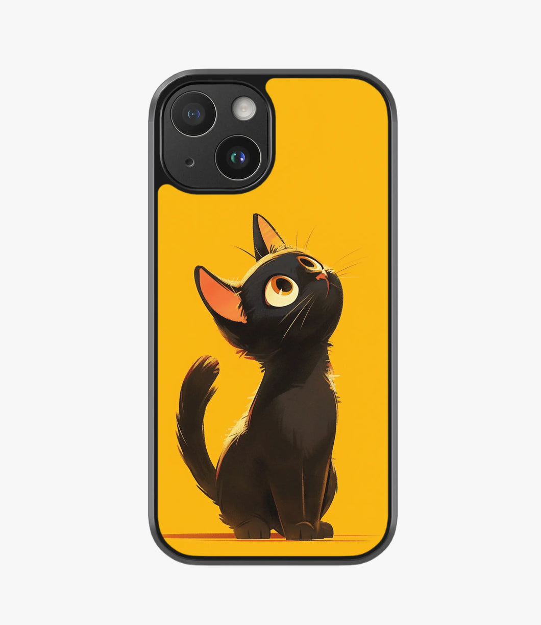 Curious Kitten Hybrid Phone Case