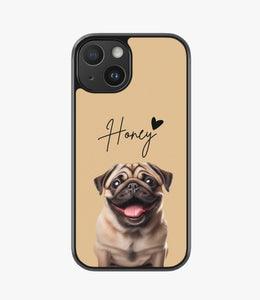 Pug Custom Name Hybrid Matte Case