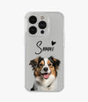 Border Collie Custom Name Silicone Case