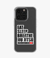 Eat Sleep Jiu-Jitsu Silicone Phone Case