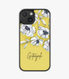 Floral Frenzy Custom Name Hybrid Matte Case