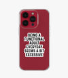 Functional Adult Clear Silicone Phone Case