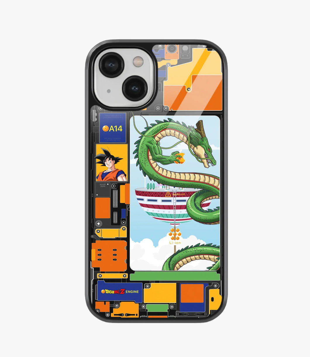 Goku Iphone Circuit Glass Case