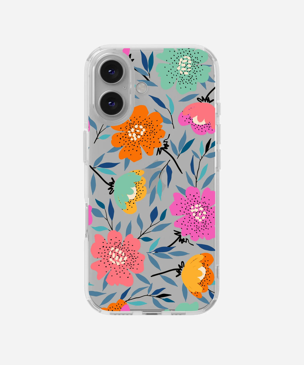 Gypsy Garden Clear Silicone Phone Case