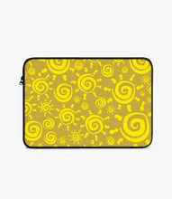 Load image into Gallery viewer, Hand-Drawn Suns Laptop Sleeve
