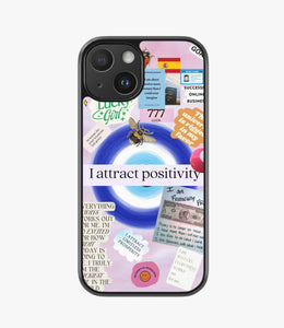 I Attract Positivity Hybrid Matte Case