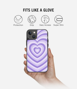 Languid Lavender Heart Y2K Stride 2.0 Phone Case