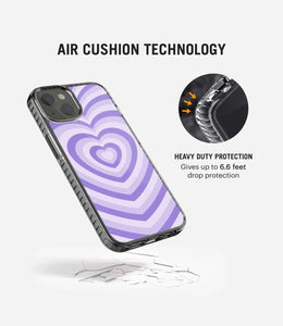 Languid Lavender Heart Y2K Stride 2.0 Phone Case