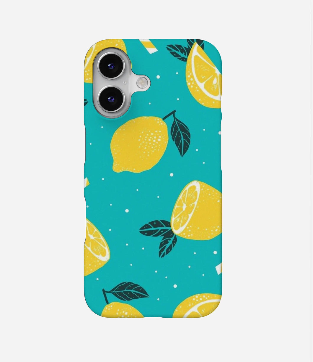 Lemon Print Case