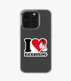 Love Kickboxing Silicone Phone Case