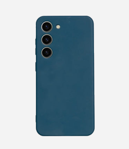 Solid Navy Soft Silicone Android Case