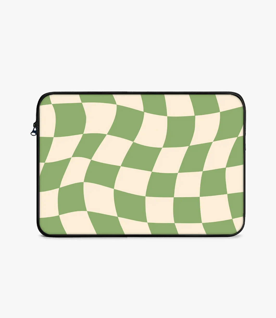 Olivine Checkered Laptop Sleeve