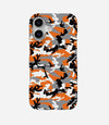 Orange Camo Case