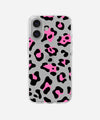 Pink Camo Clear Silicone Phone Case