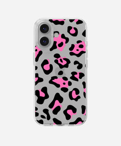 Pink Camo Clear Silicone Phone Case