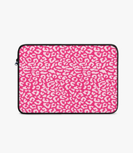 Load image into Gallery viewer, Pink Leopard Print Laptop Sleeve
