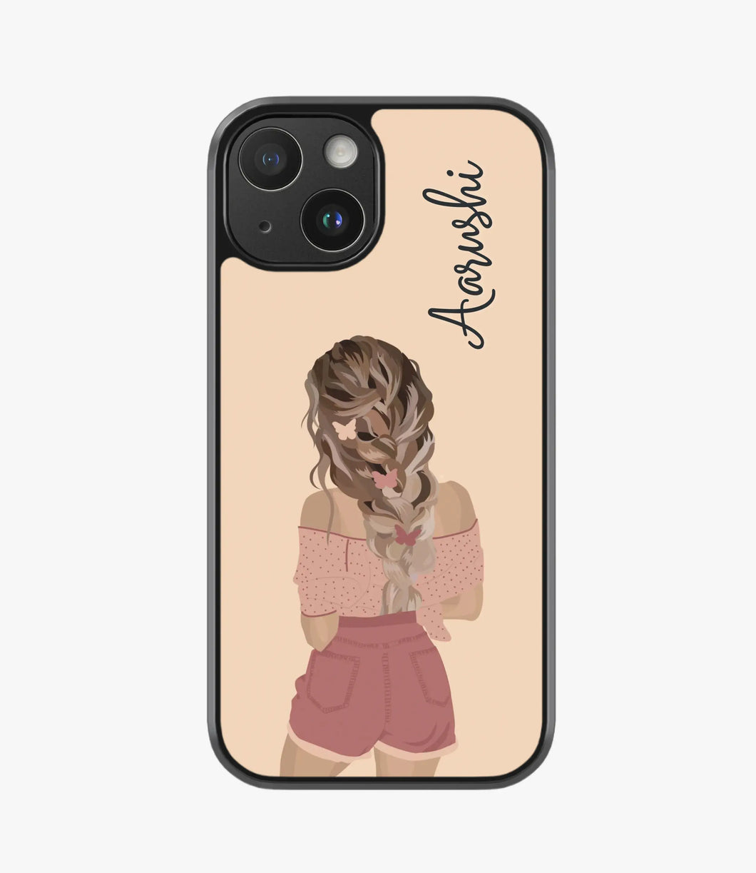 Princess Pose Personalised Hybrid Matte Case