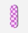 Purple Checkered Print Pop Slider