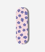 Load image into Gallery viewer, Purple Retro Flower Checkered Print Pop Slider
