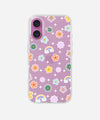 Rainbow Bloom Clear Silicone Phone Case