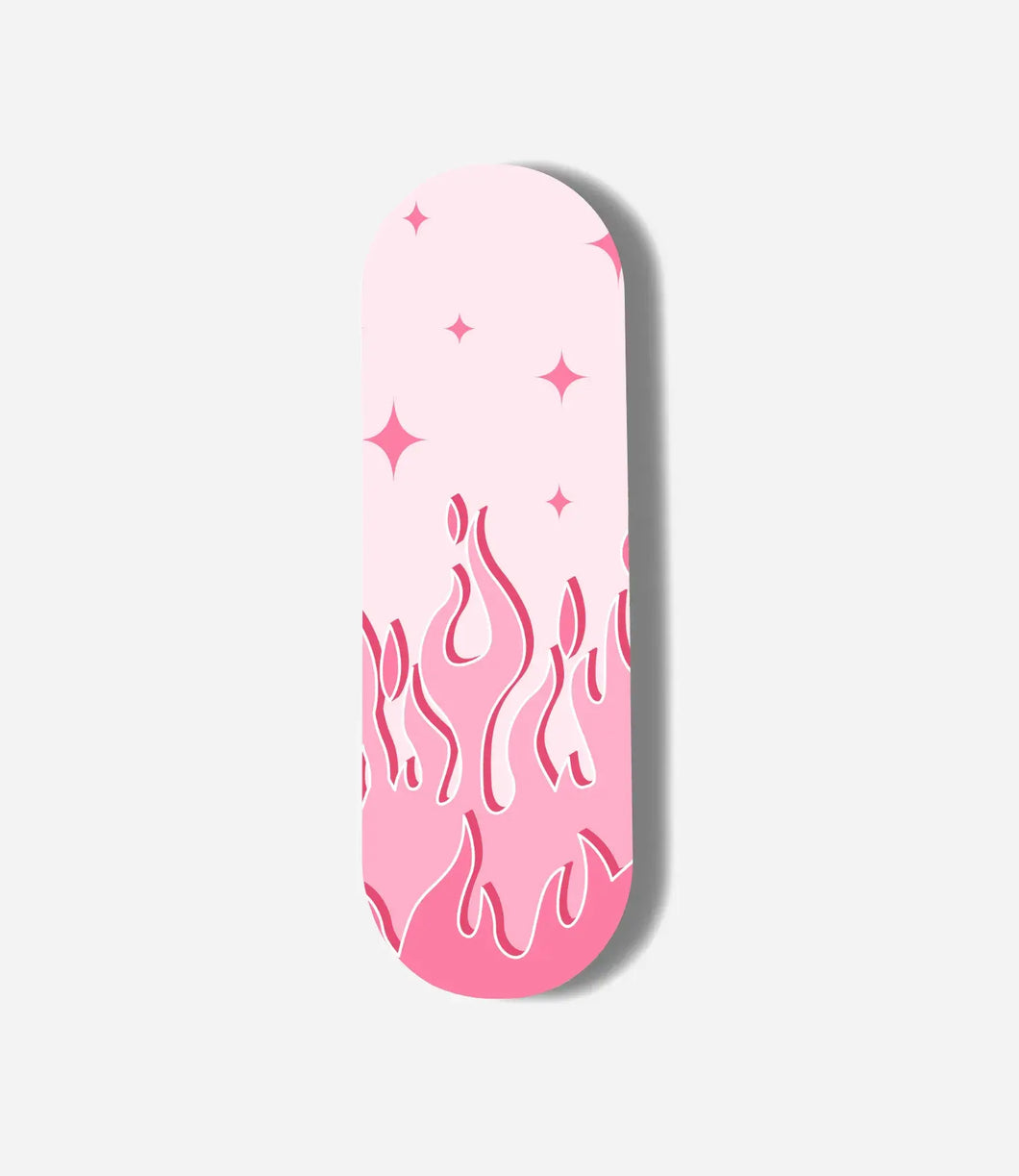 RetroBlaze Y2K Pink Flame Pop Slider