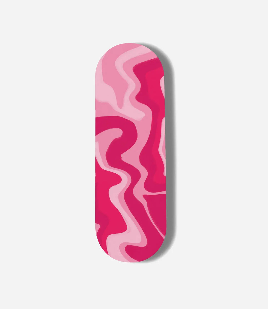 Retro Liquid Swirl Pink Pop Slider