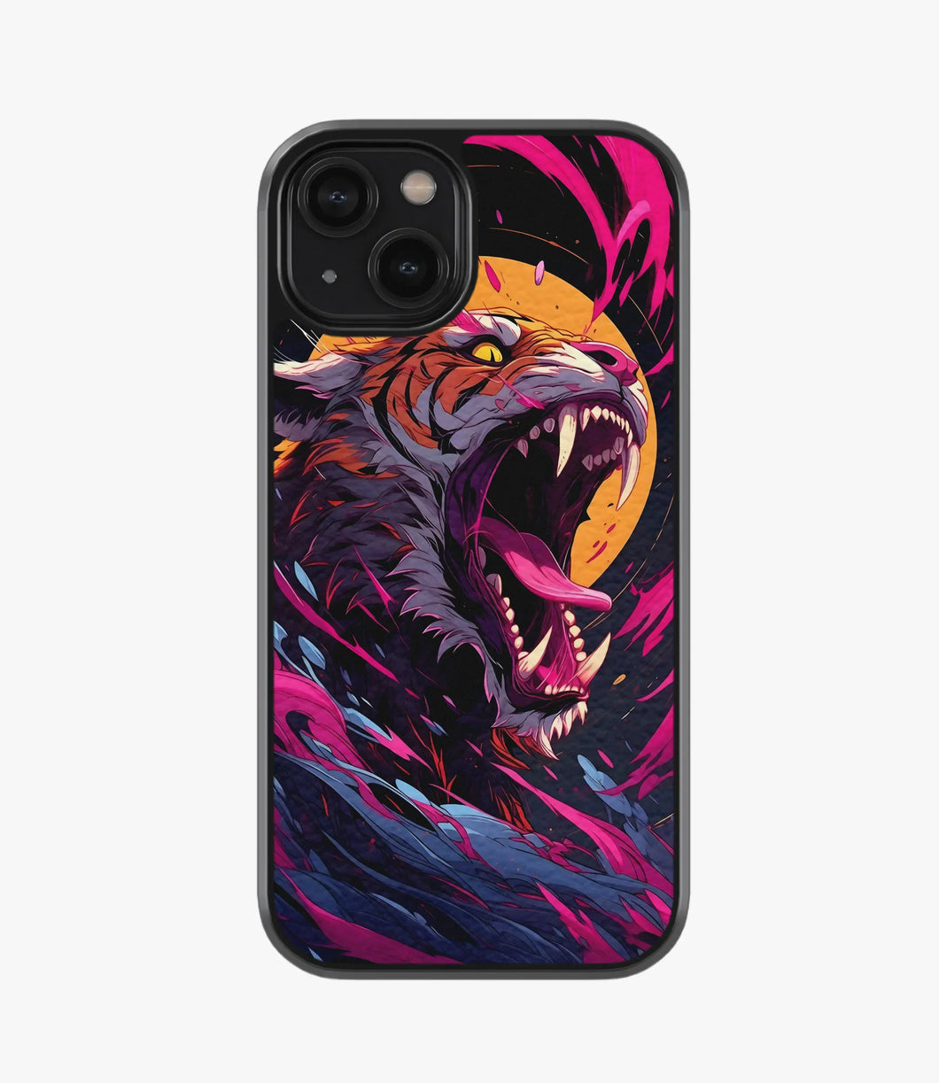 Roaring Majesty Premium Leather Phone Case