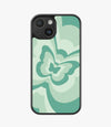 Sea Mist Butterfly Y2K Hybrid Matte Case