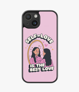 Self Love Best Love Hybrid Phone Case