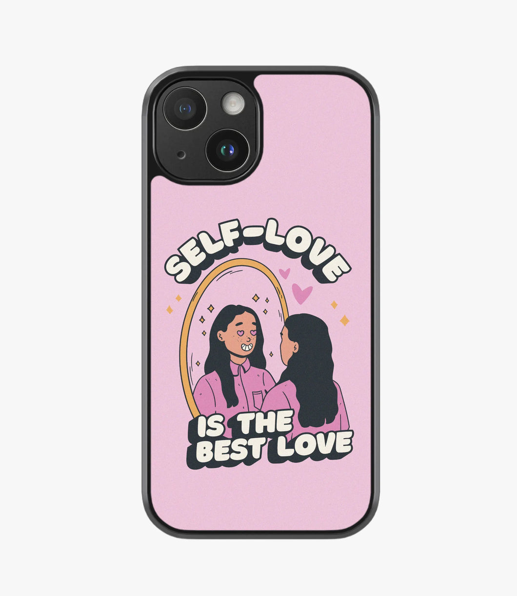 Self Love Best Love Hybrid Phone Case